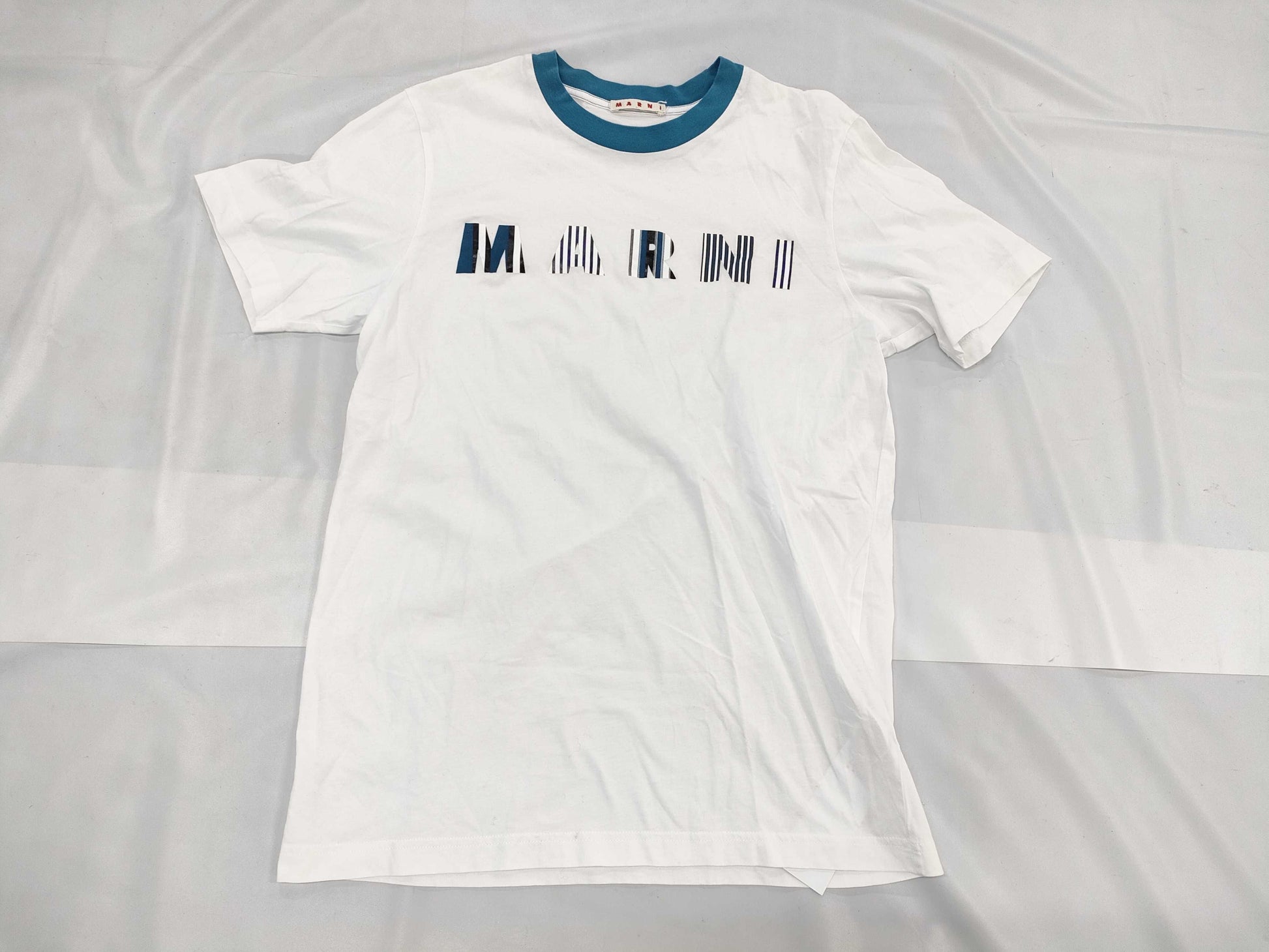 MARNI Marni Logo T-shirt White Pattern T-shirt