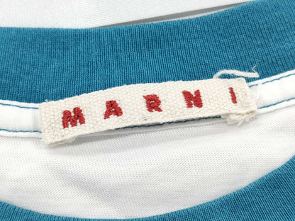 MARNI Marni Logo T-shirt White Pattern T-shirt