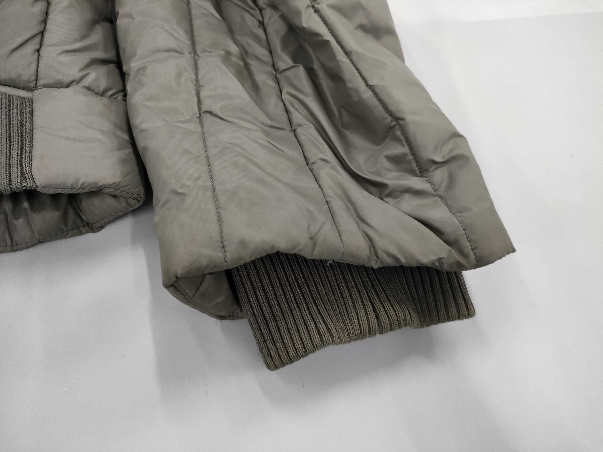 LOUIS VUITTON Leather Nylon Logo Blouson Jacket