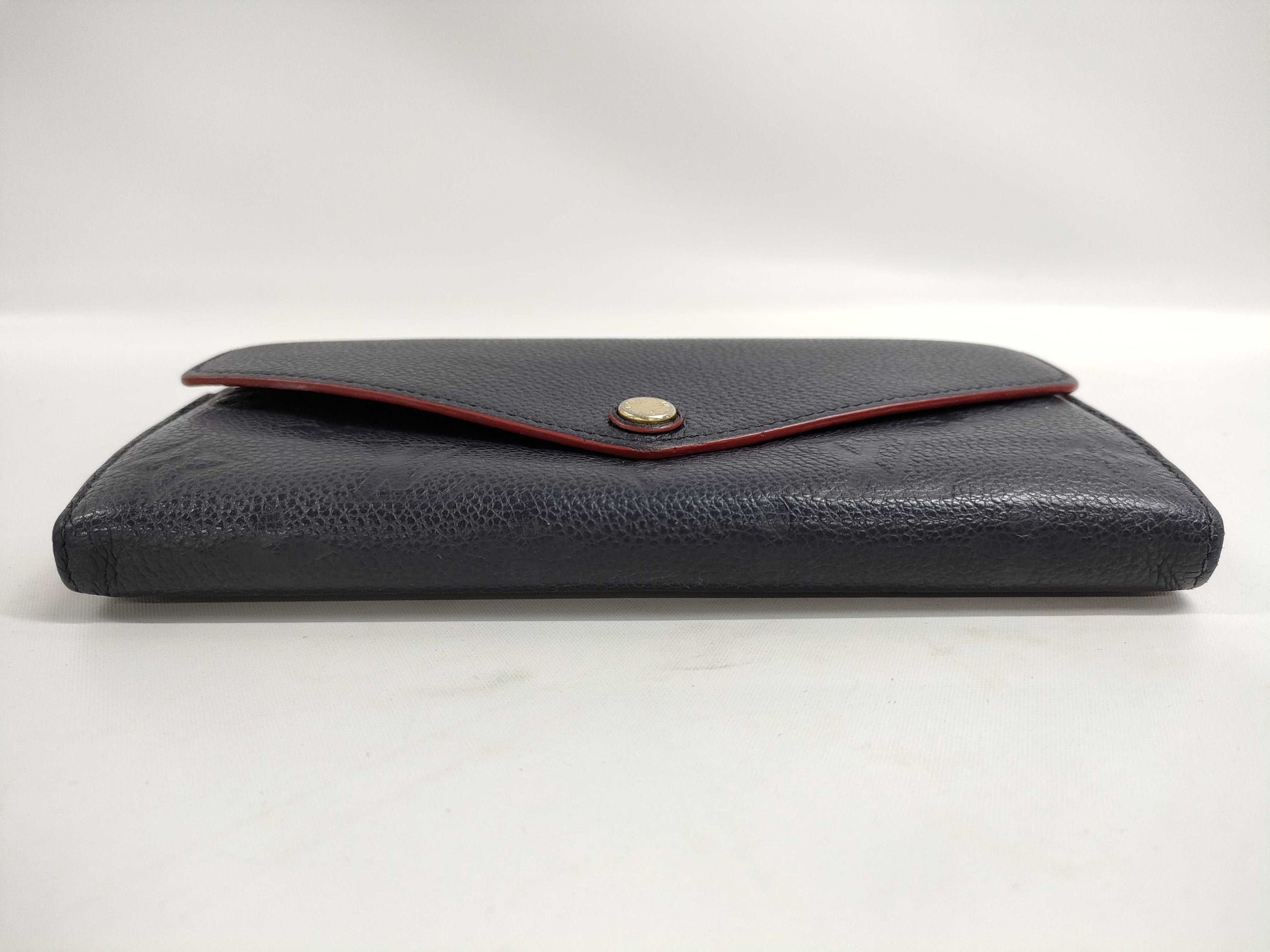 LOUIS VUITTON Monogram Empreinte Portefeuille Sarah Navy CA2138 Wallet