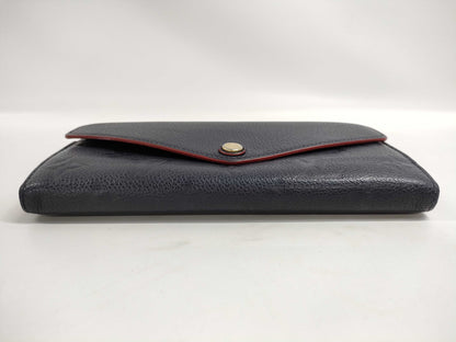 LOUIS VUITTON Monogram Empreinte Portefeuille Sarah Navy CA2138 Wallet