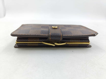 LOUIS VUITTON Damier Porte Monnaie Bi-fold Viennois / N61664 Wallet