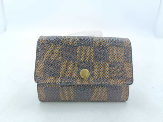 LOUIS VUITTON Damier Porte Monnaie Platter/N61930 Card Case, Pass Case, Business Card Case