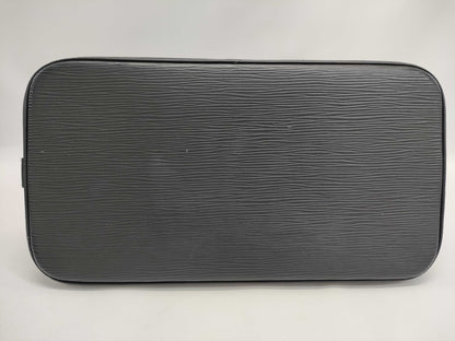 LOUIS VUITTON Epi Alma PM Noir Handbag