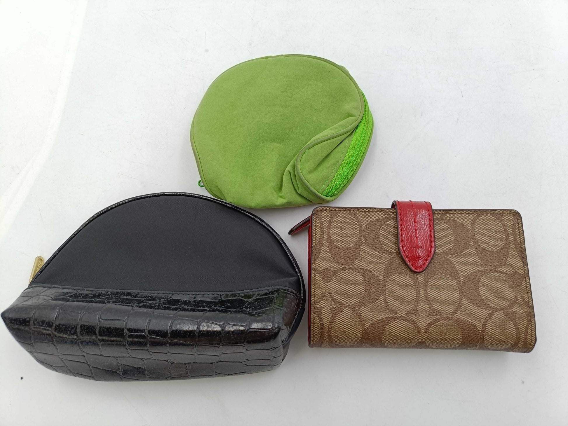 COACH Dior Renoma Wallet and Pouch 3-Piece Set