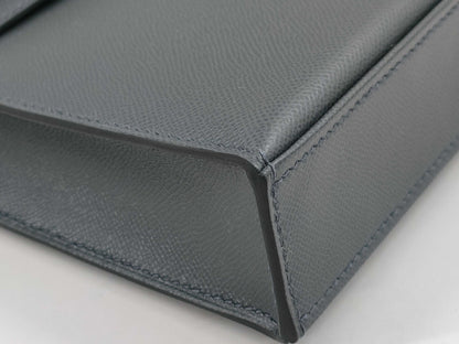 HERMES Kelly Kelly Elan/W engraved/PG hardware handbag