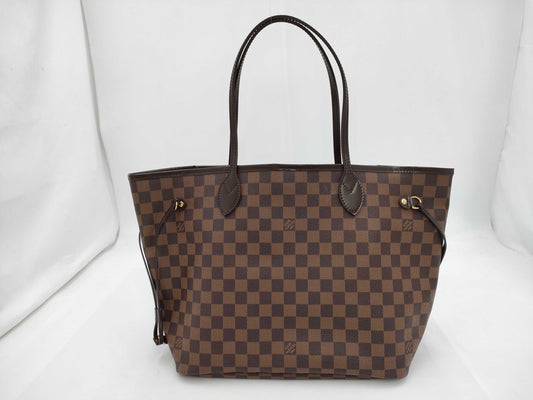 LOUIS VUITTON Damier N41358 Neverfull MM Tote Bag