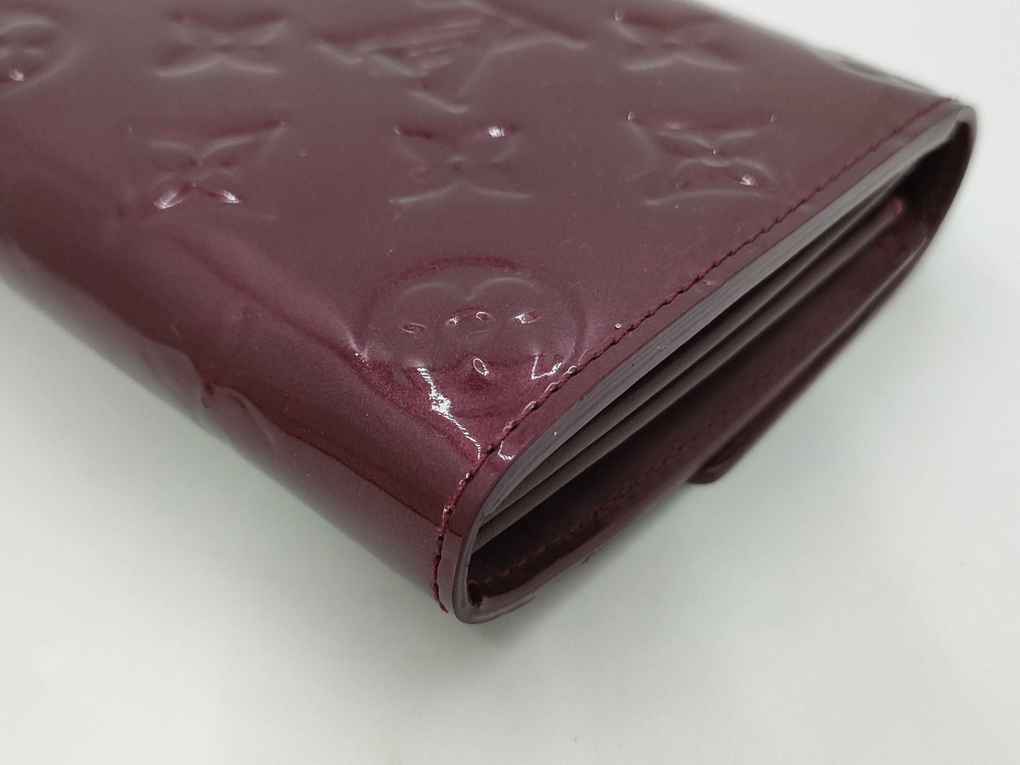 LOUIS VUITTON Vernis Sarah Portefeuille M93524 Wallet