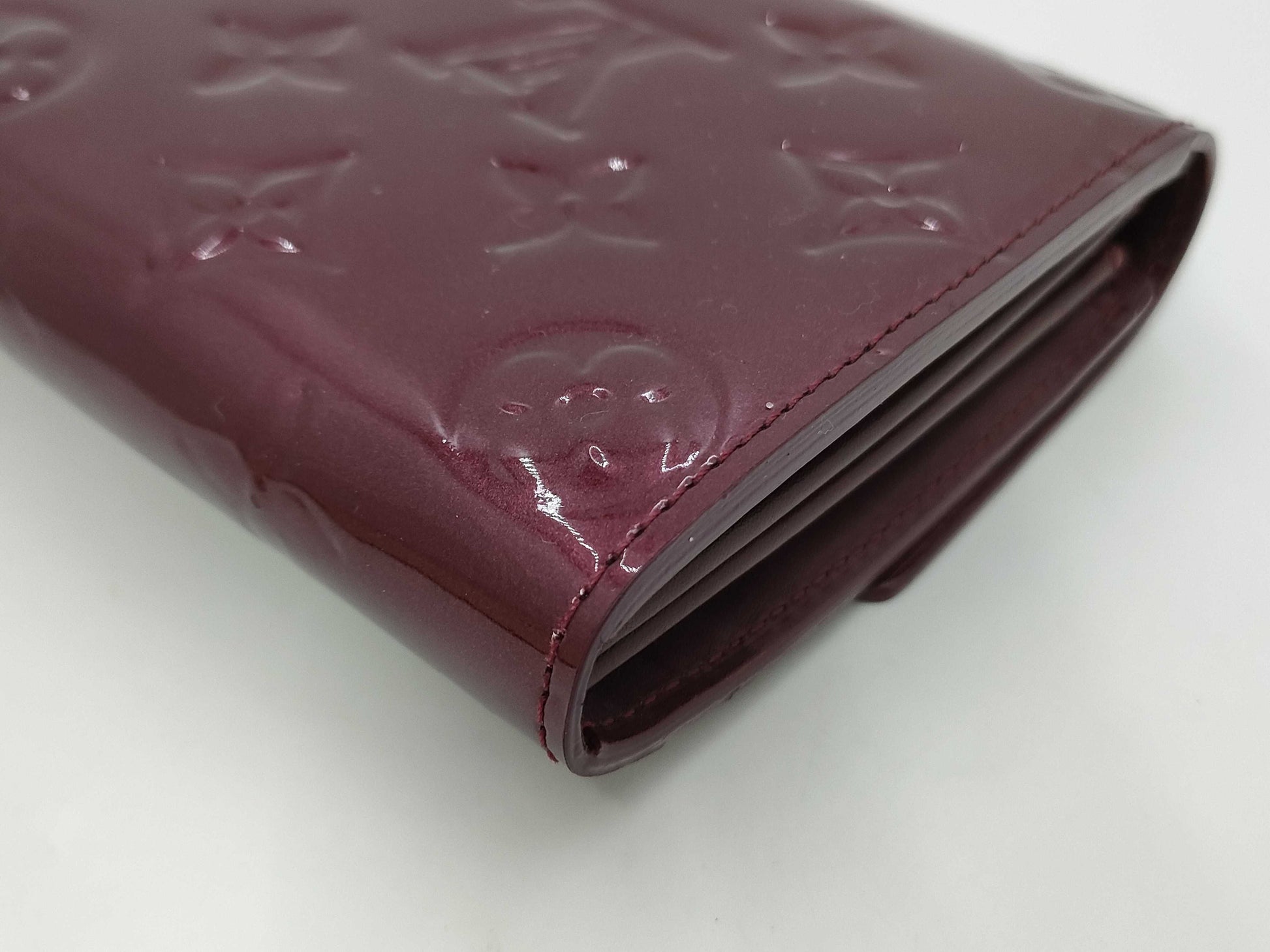 LOUIS VUITTON Vernis Sarah Portefeuille M93524 Wallet