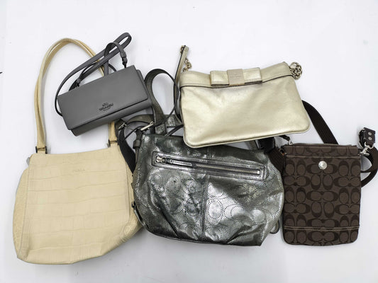 COACH Patent/Shoulder Wallet Set Bag