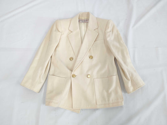 Yves Saint Laurent Jacket Gold Button Jacket