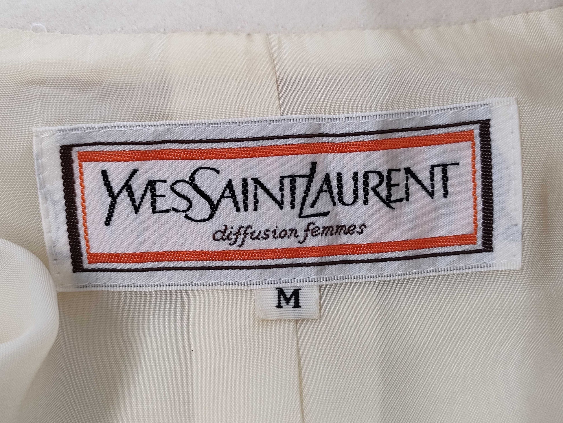 Yves Saint Laurent Jacket Gold Button Jacket