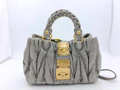 Miu Miu Vitello Luxe 2-way handbag