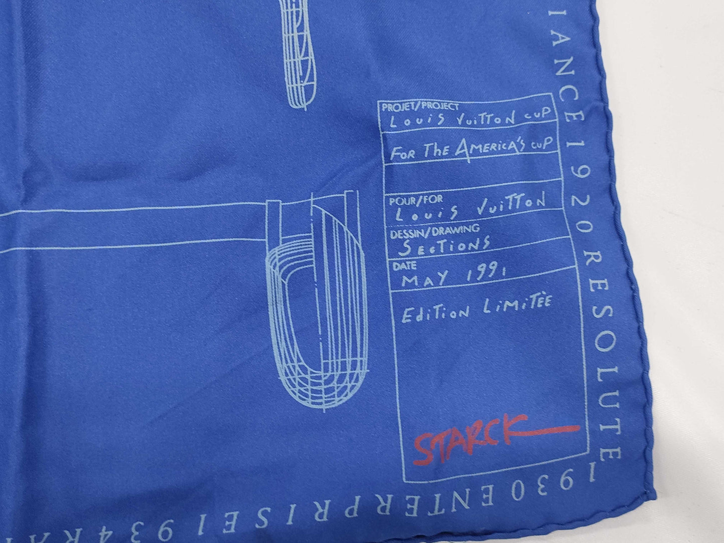 LOUIS VUITTON Vuitton Cup Scarf Scarf