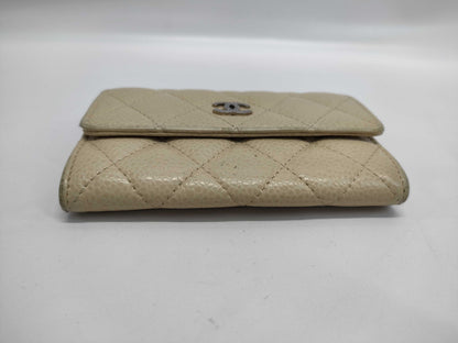 CHANEL Caviar Skin Coin Purse Wallet