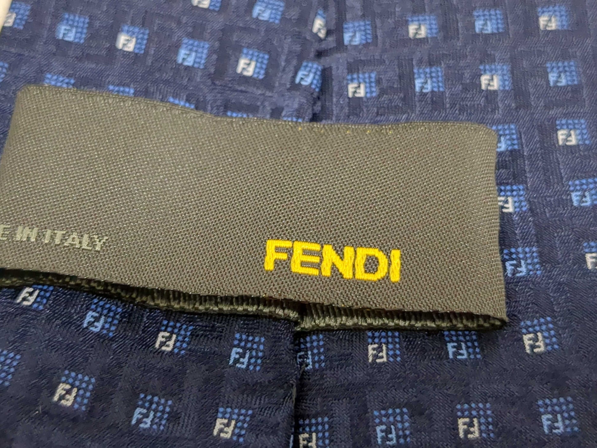 GUCCI Dunhill Fendi GG pattern blue etc. *4 ties