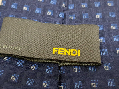 GUCCI Dunhill Fendi GG pattern blue etc. *4 ties