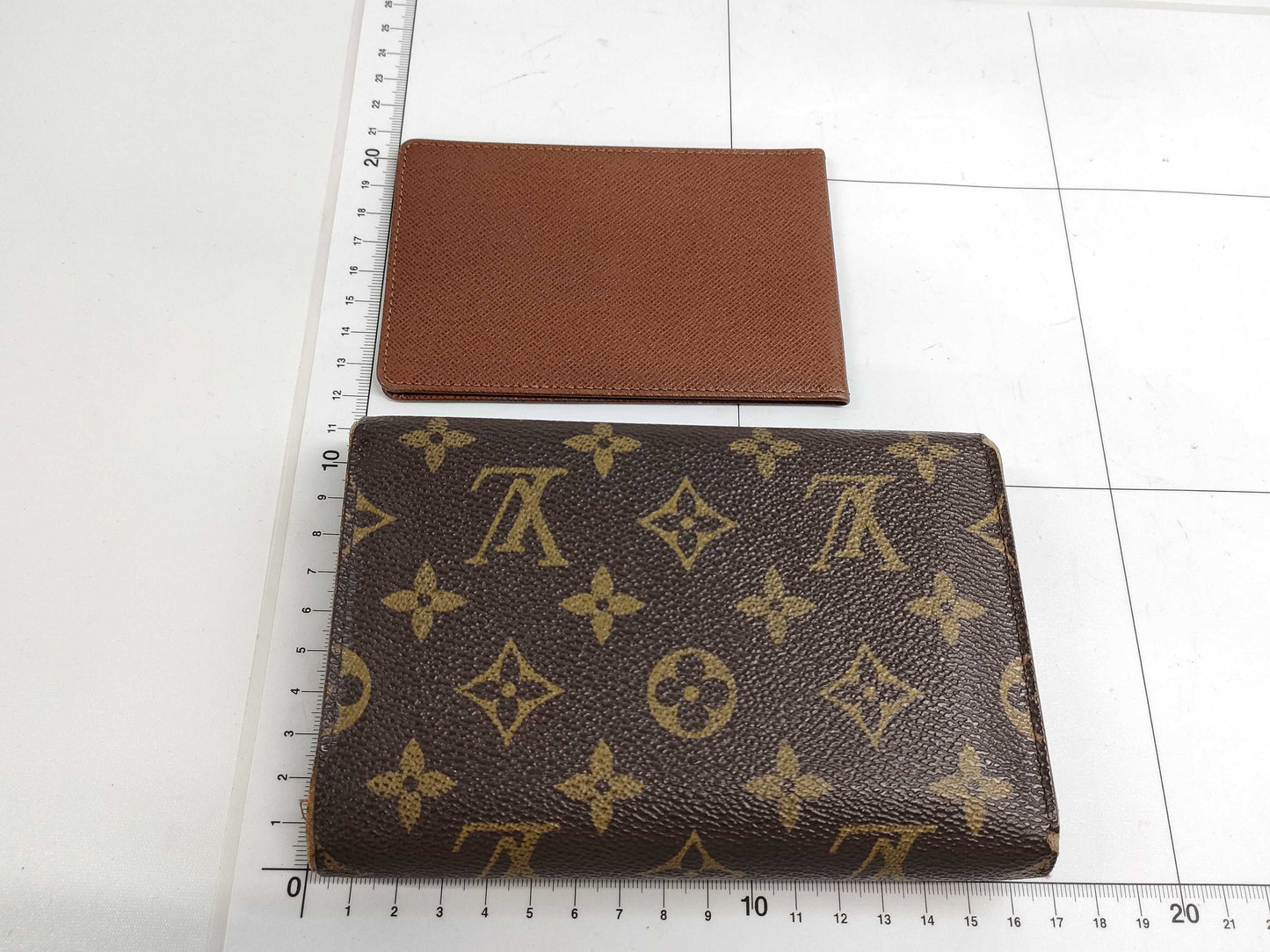 LOUIS VUITTON Monogram M61200 Porte Tresor Etui/Card Set Wallet