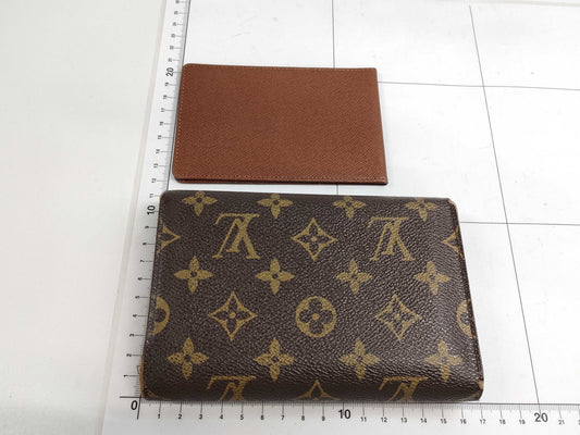 LOUIS VUITTON Monogram M61200 Porte Tresor Etui/Card Set Wallet