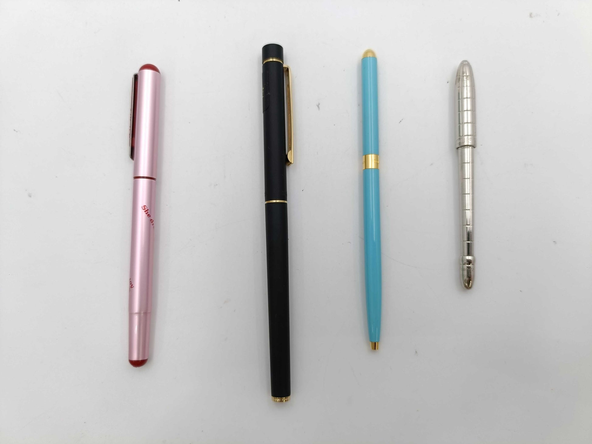 LOUIS VUITTON Tiffany/Pitotto/Sheaffer Stationery 4-Piece Set Pen/Fountain Pen