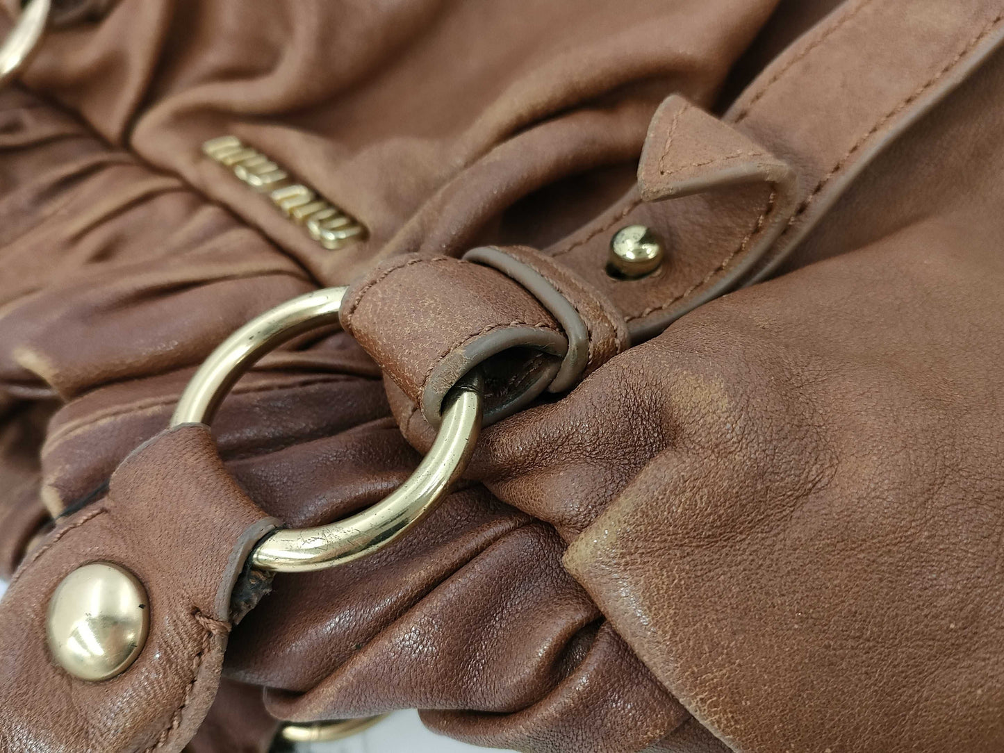 Miu Miu Vitello Luxe Handbag