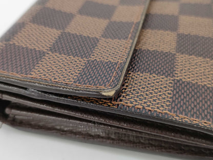 LOUIS VUITTON Damier Portefeuille Sarah/Monogram Billfold Wallet