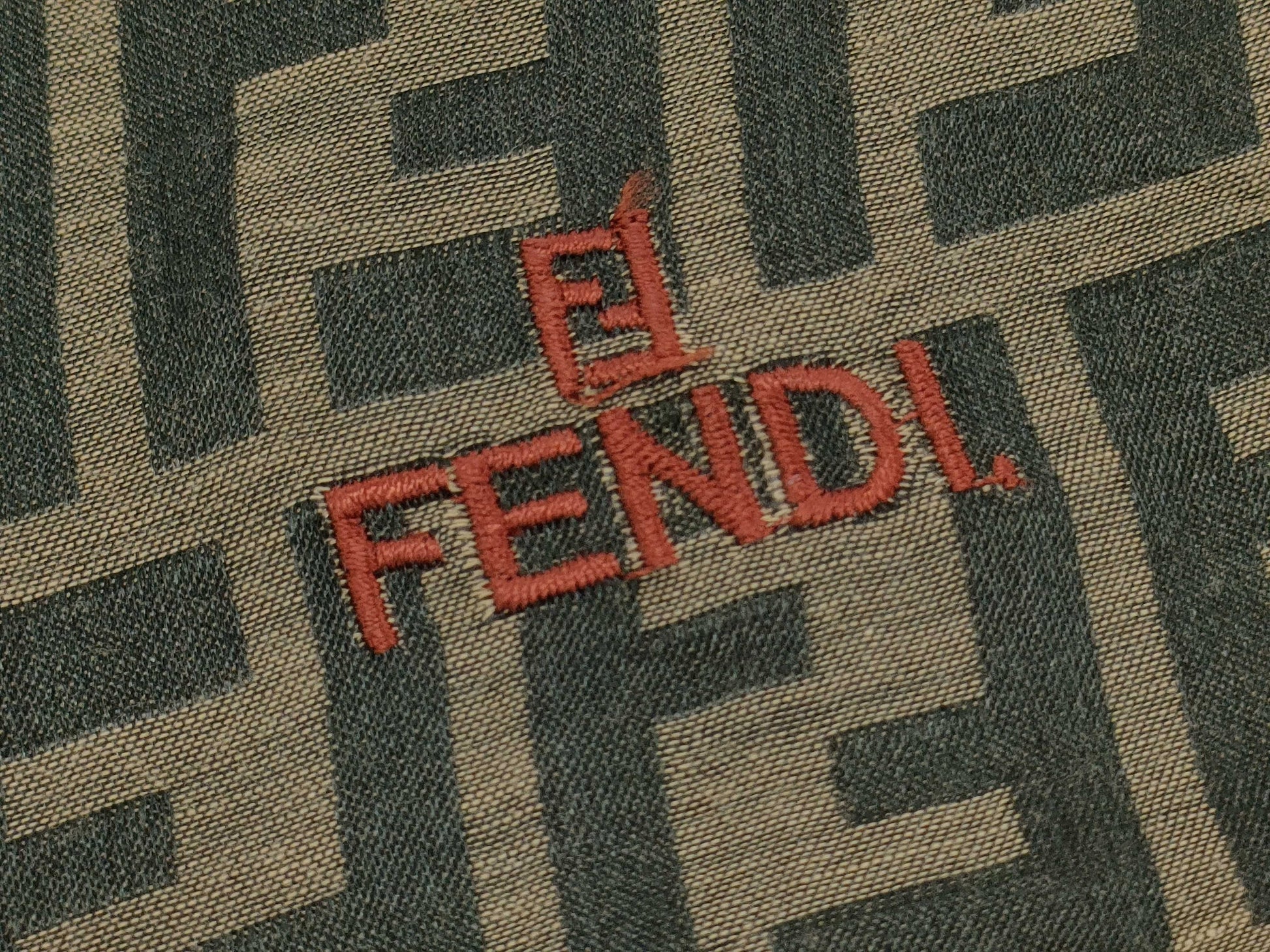 FENDI Zucca scarf
