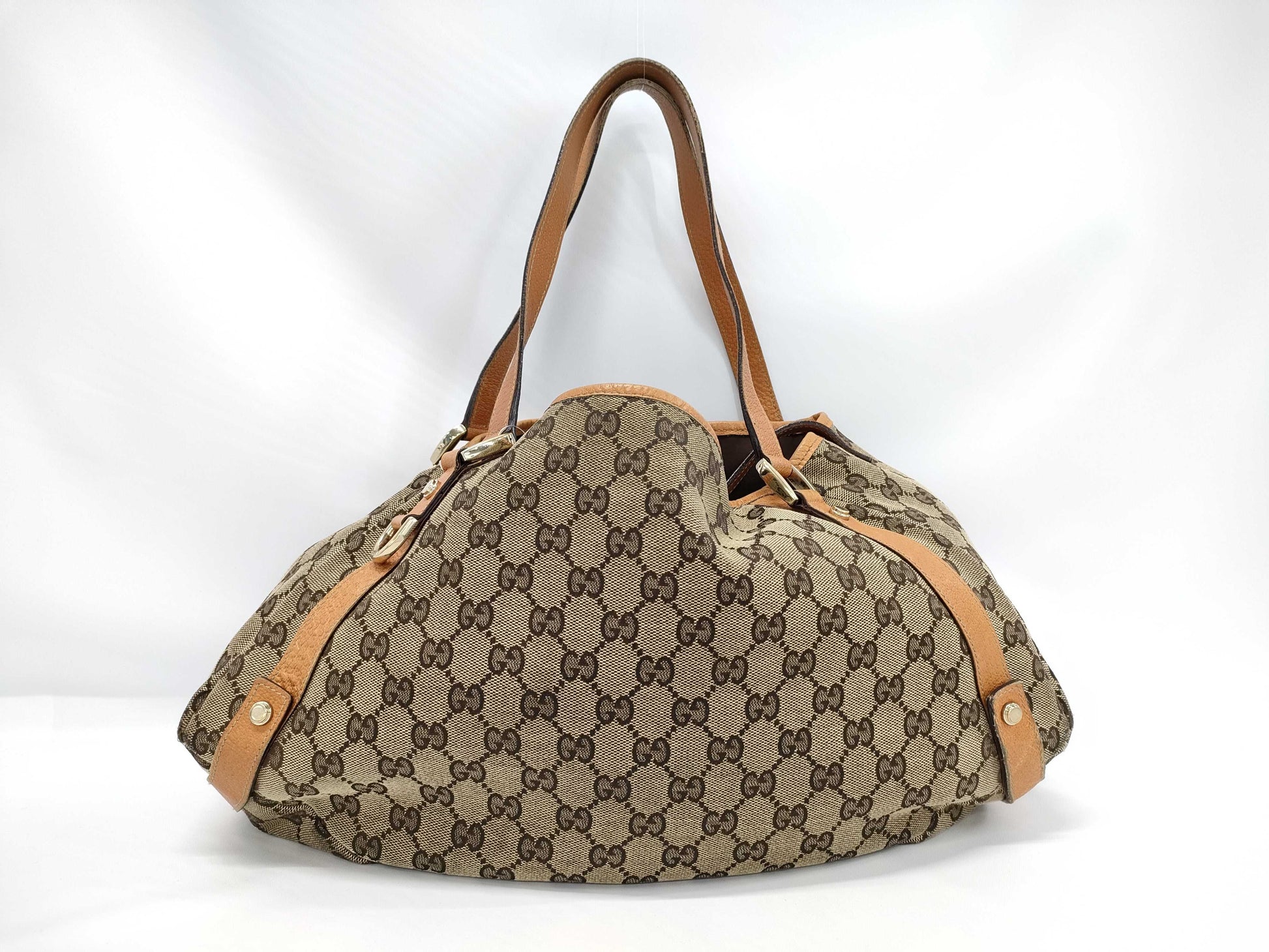 GUCCI GG Canvas 130736 Tote Bag