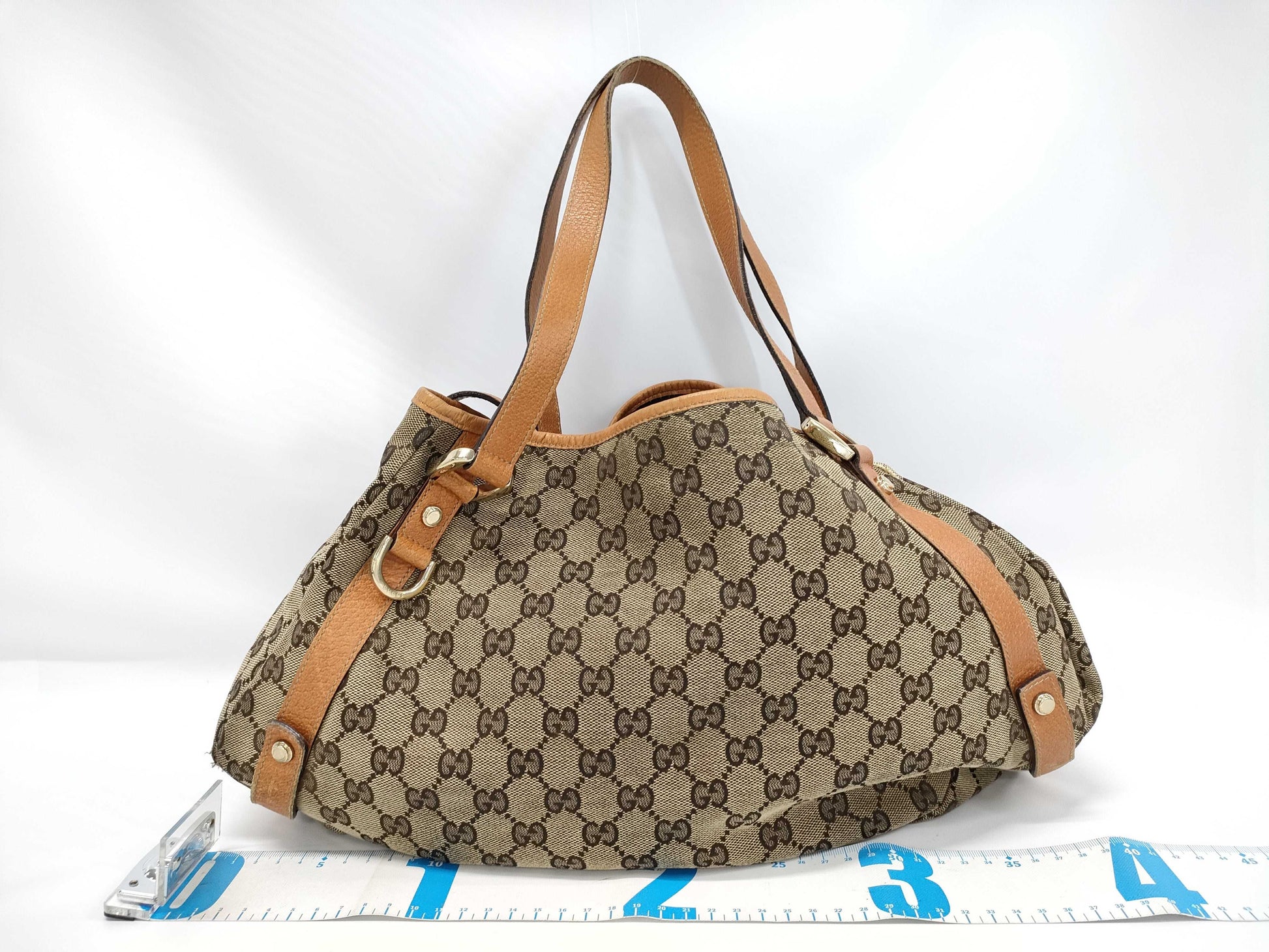 GUCCI GG Canvas 130736 Tote Bag