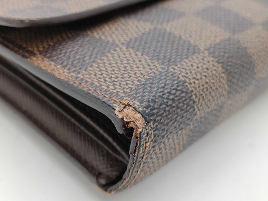 LOUIS VUITTON Damier Porte Tresor Etui Papier Wallet