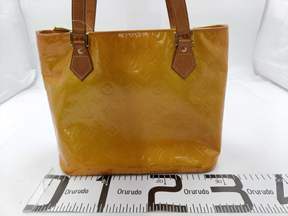 LOUIS VUITTON Vernis Houston Yellow Tote Bag