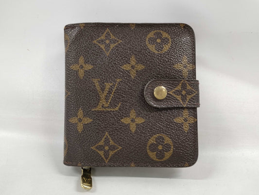 LOUIS VUITTON Monogram Compact Zip Wallet