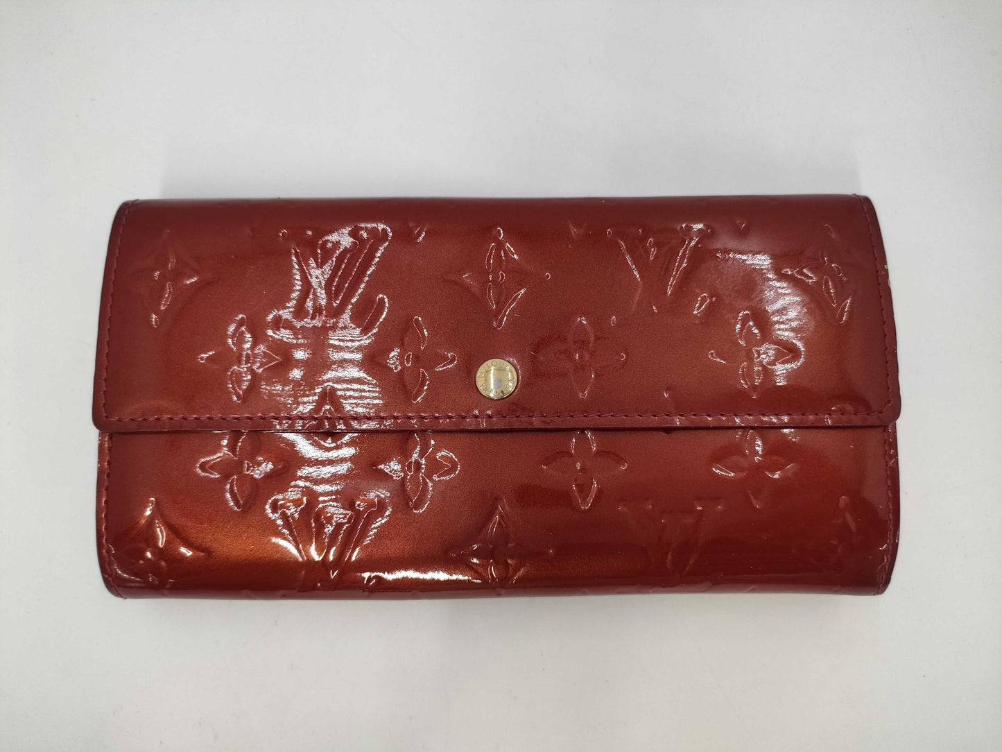 LOUIS VUITTON Vernis Sarah Portefeuille Wallet