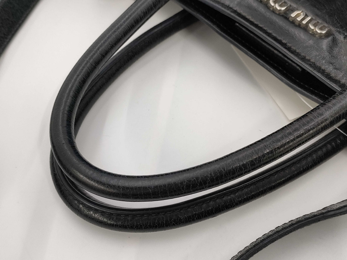 Miu Miu Leather 2-Way Tote Bag