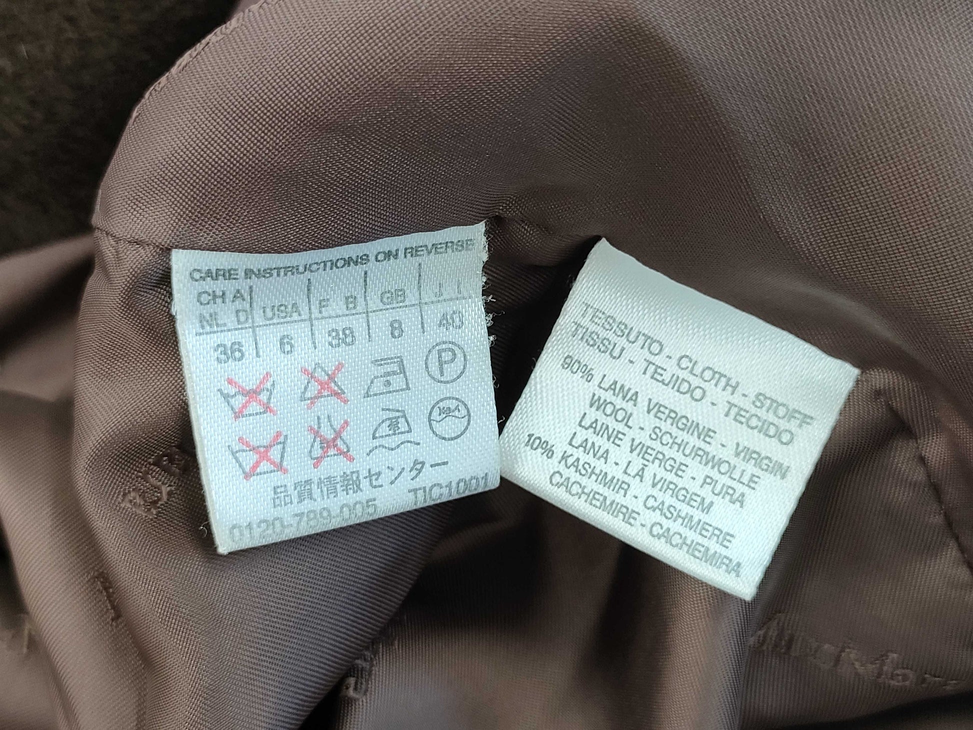 MaxMara Cashmere Blend Wool Coat