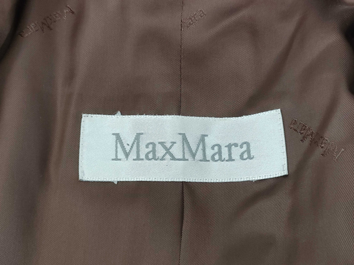 MaxMara Cashmere Blend Wool Coat