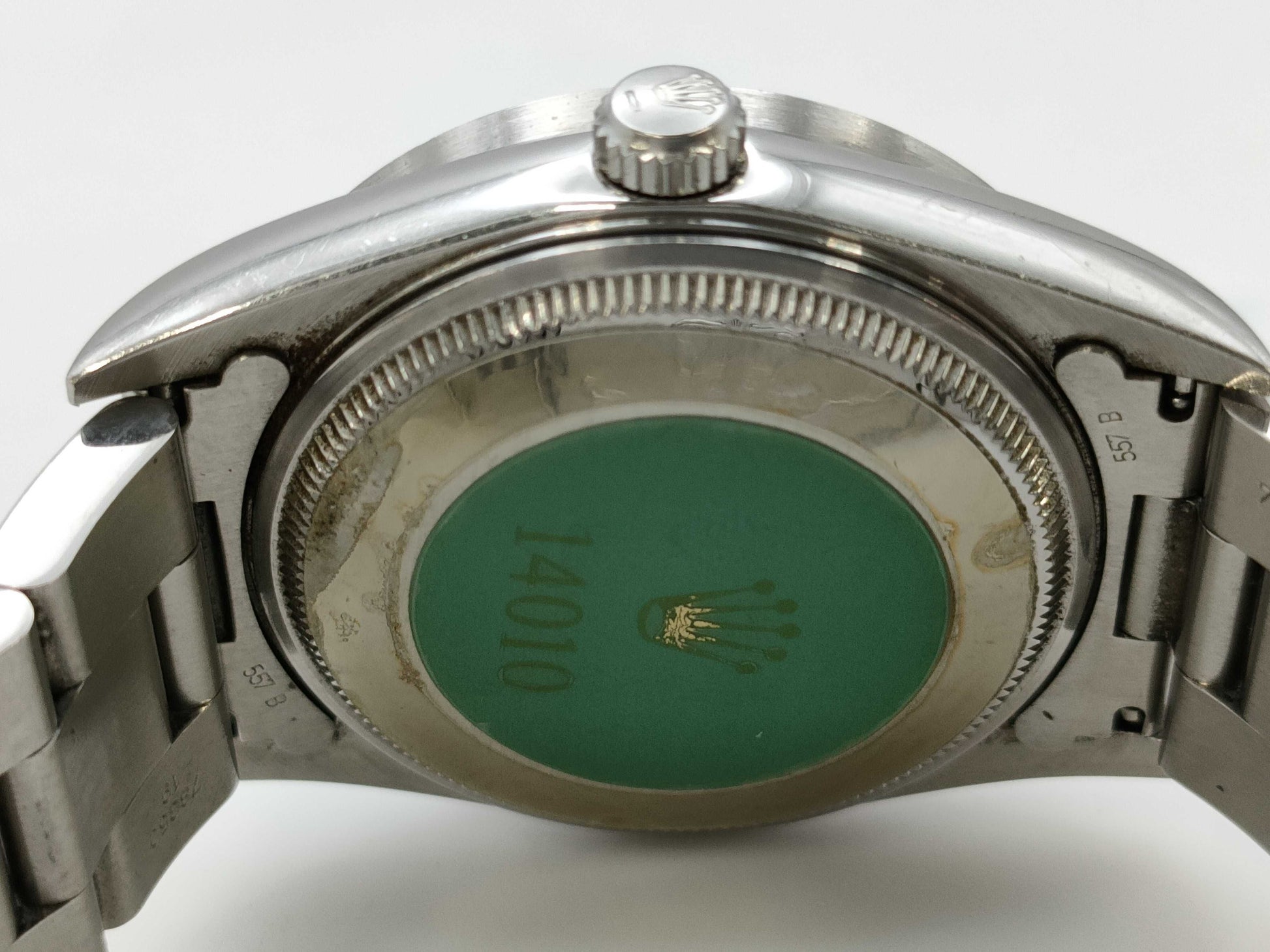 ROLEX 14010 W239252 Gray Dial Slate Boys' Watch