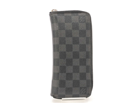 LOUIS VUITTON Damier Graphite N63095 Zippy Wallet Vertical Wallet