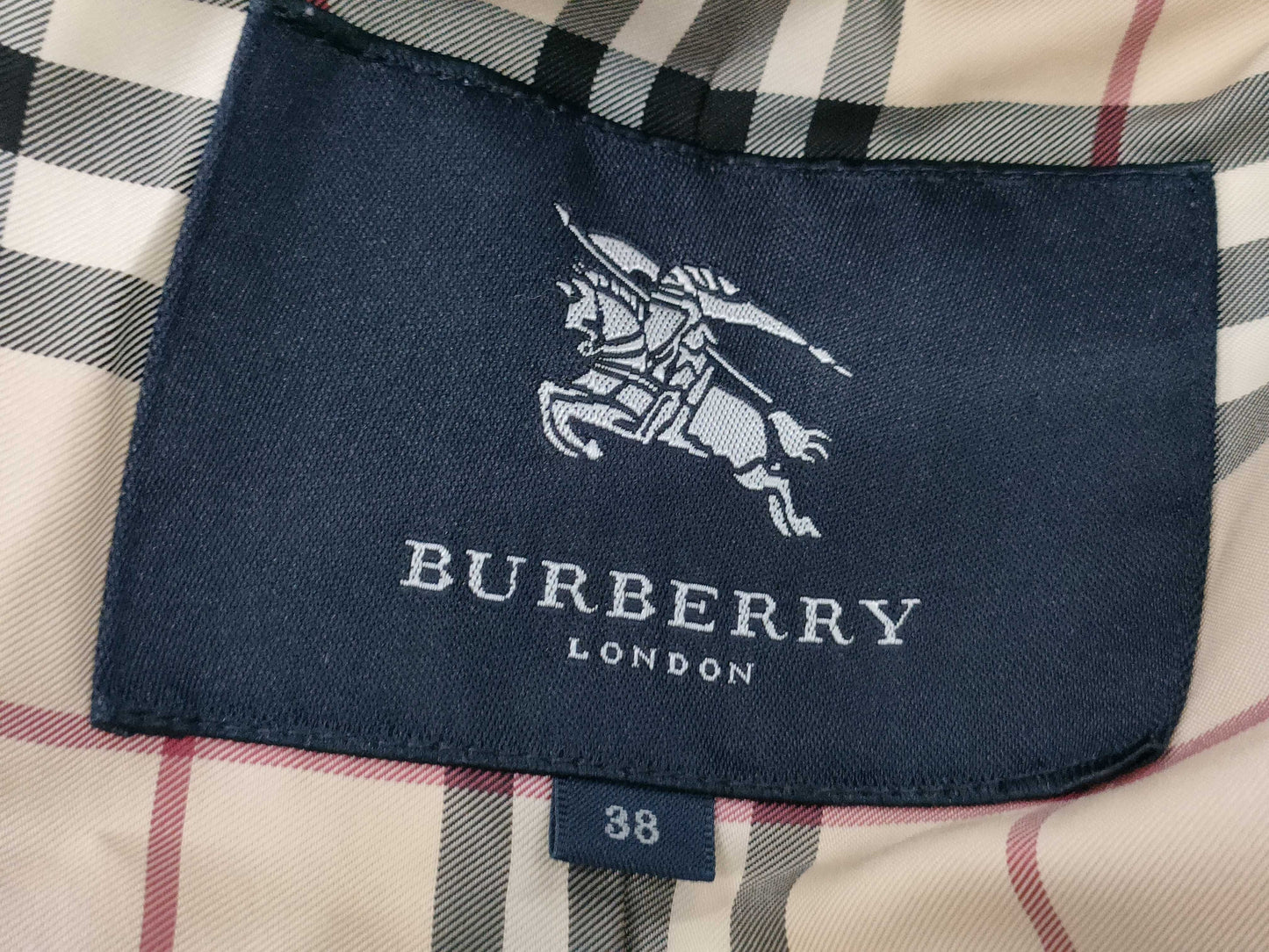 BURBERRY long down jacket