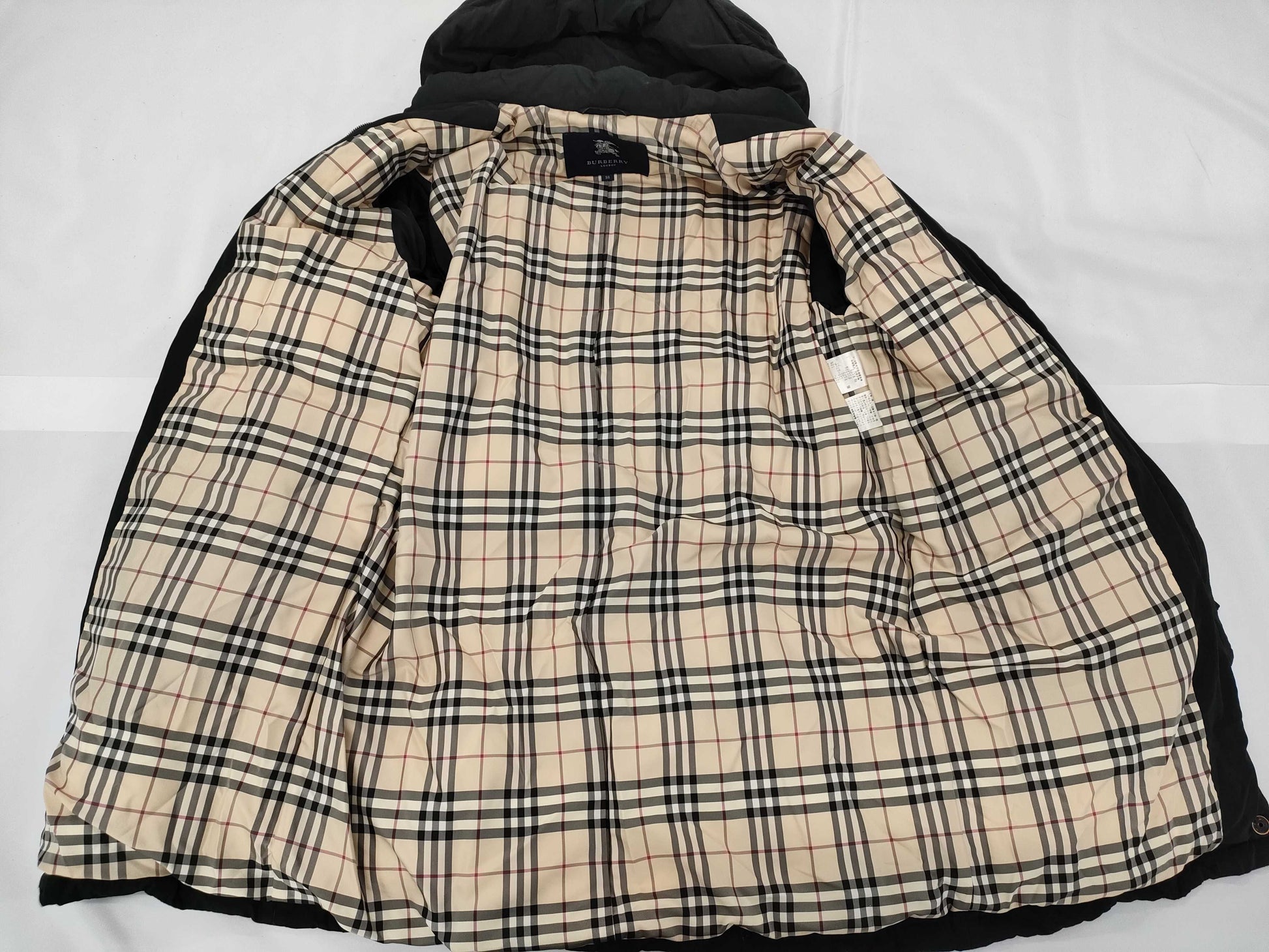 BURBERRY long down jacket