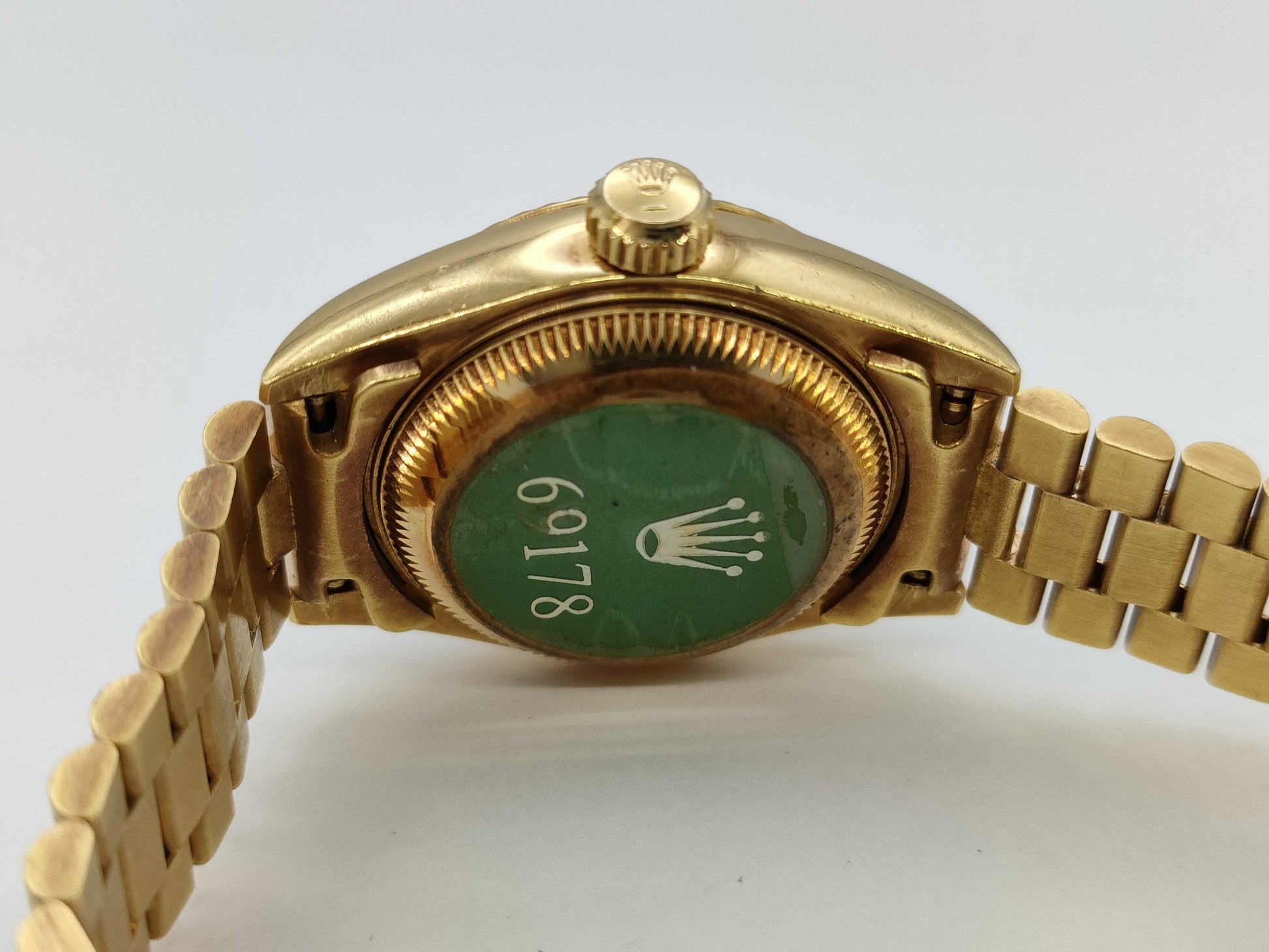 ROLEX 69178G R419303 Champagne Dial Women's Watch