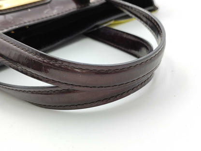 LOUIS VUITTON Vernis M93641 Wilshire PM Handbag
