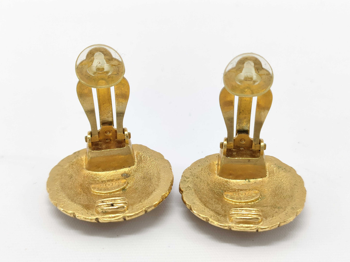 CHANEL Coco Mark Earrings Vintage Earrings