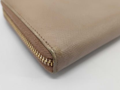 PRADA Saffiano Cherry Long Wallet