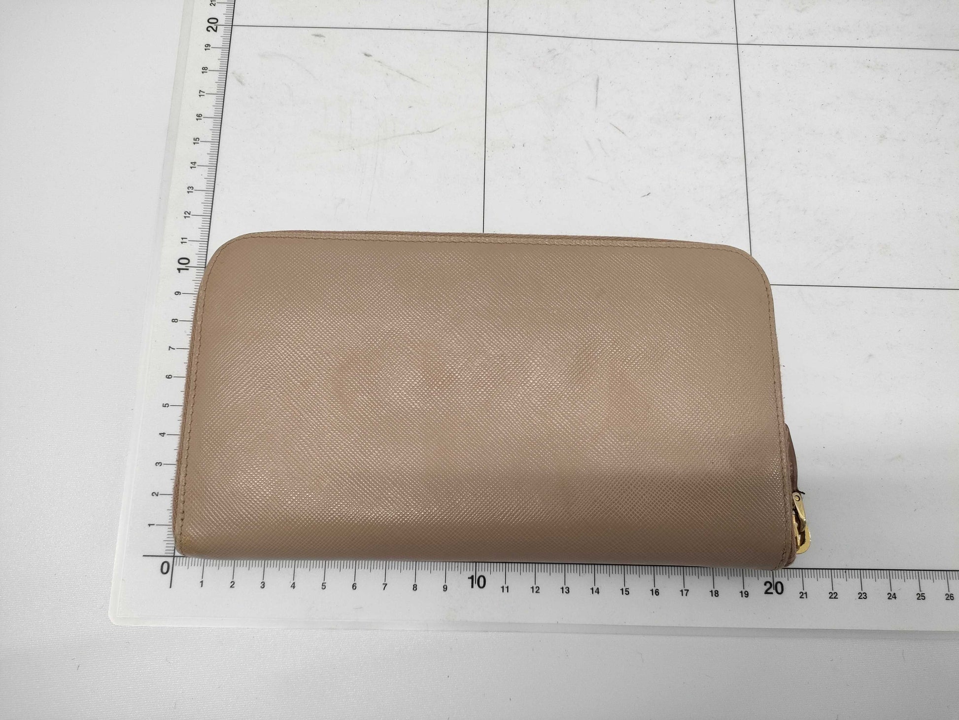 PRADA Saffiano Cherry Long Wallet
