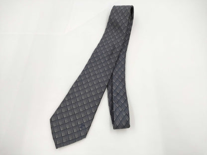 LOUIS VUITTON Gray Blue Tie