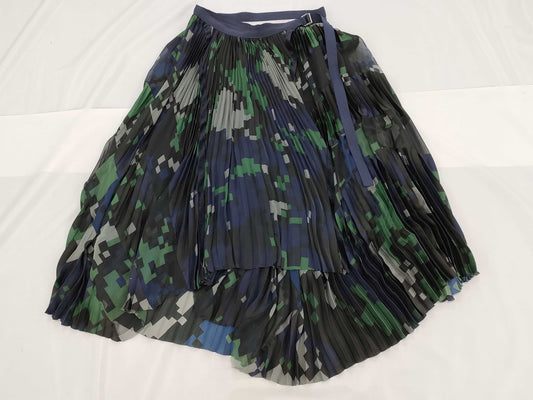 Sacai Pleated Skirt Skirt