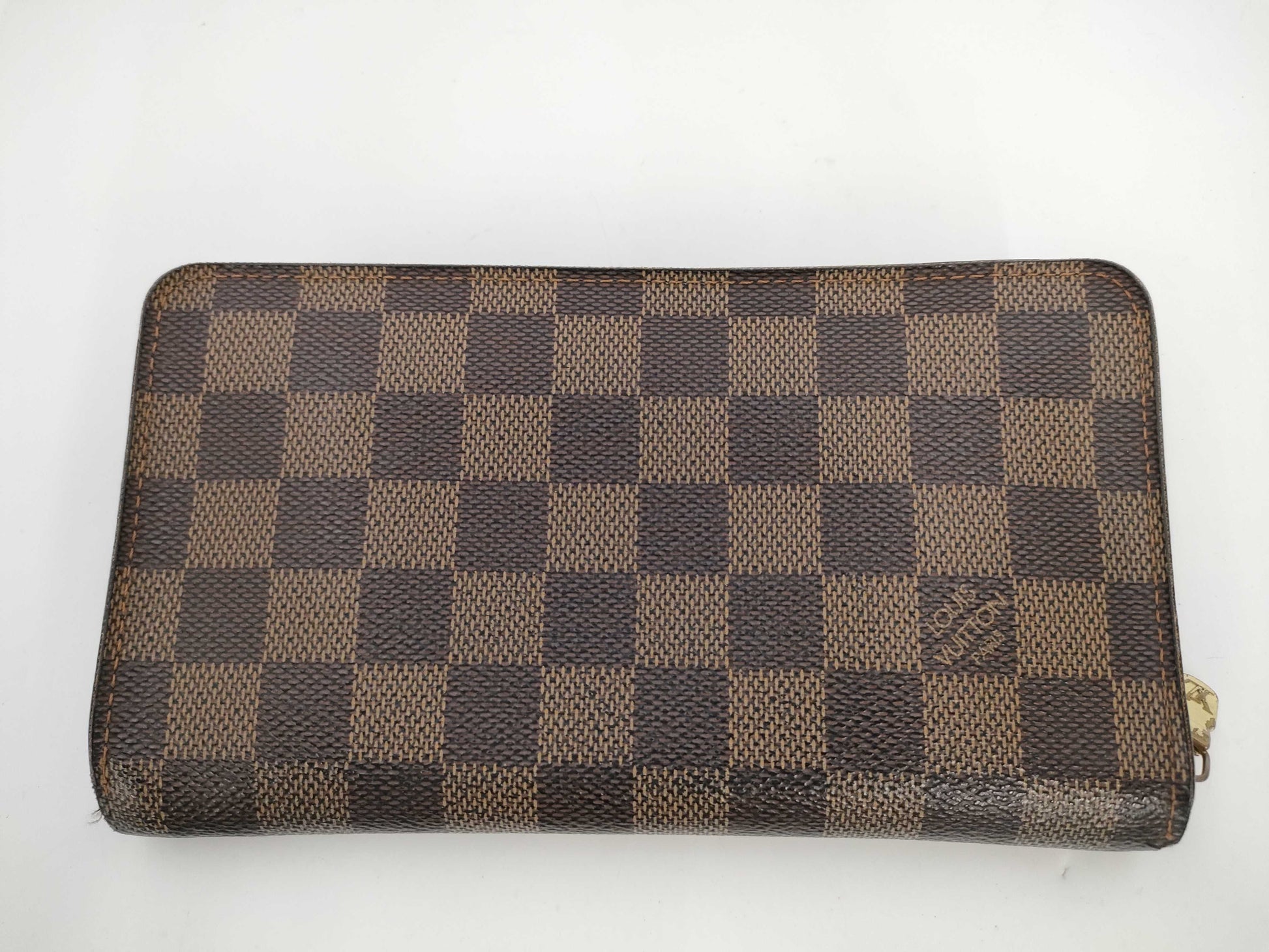 LOUIS VUITTON Damier Porte Monne Zip Wallet
