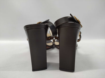 LOUIS VUITTON Damier Flower Sandals