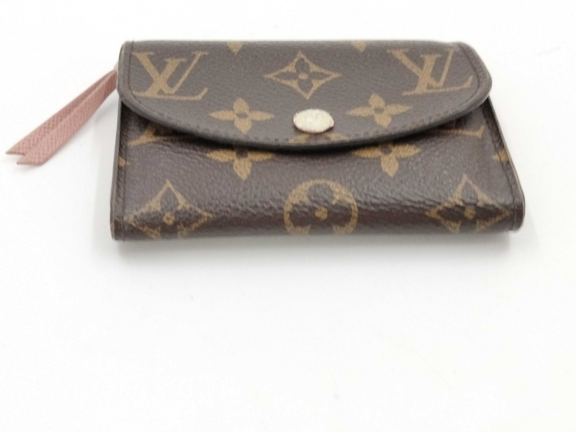 LOUIS VUITTON Monogram Porte Monnaie Rosalie Pink Coin Case